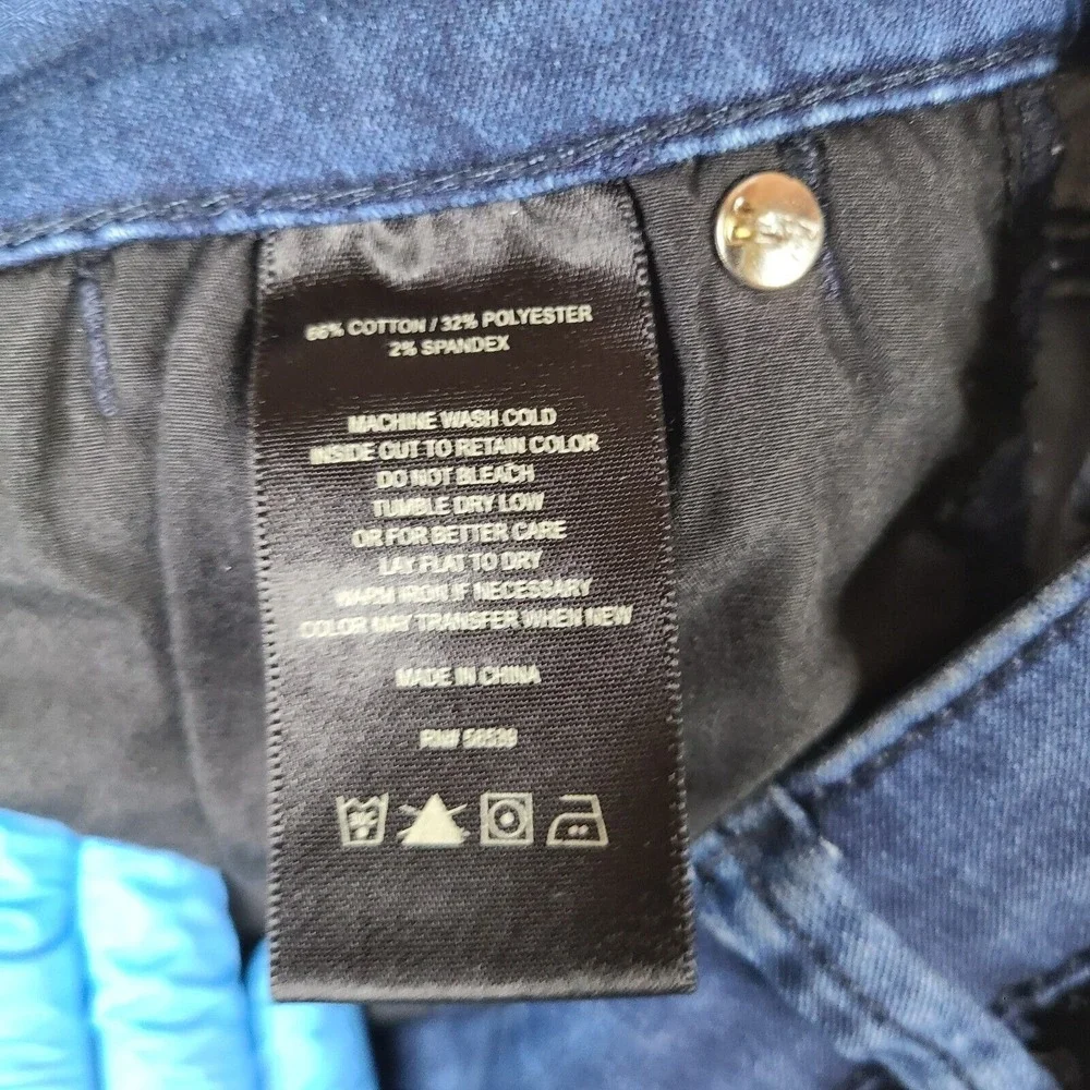 Kut From The Kloth Jeans Womens 2 Blue Brigitte Ankle‎ Skinny Dark Wash Stretch